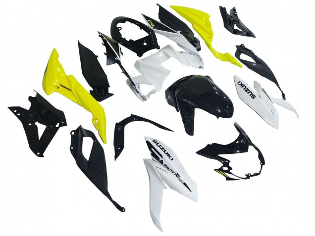 Carenados Moto Suzuki GSX-S 750 2017-2022 - Blanco Amarillo