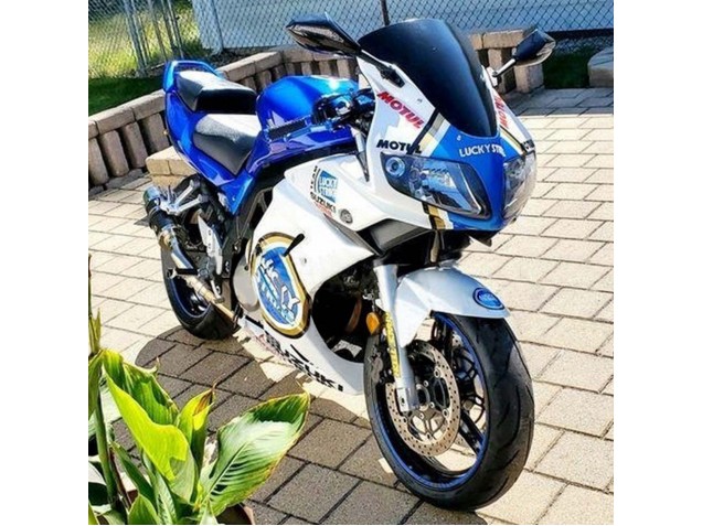 Carenados Moto Suzuki SV650 2003-2013 - Blanco Azul Lucky Strike Motul