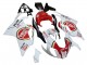 Carenados Moto Aprilia RSV1000 2003-2006 - Blanco Rojo Lucky Strike Motul 34