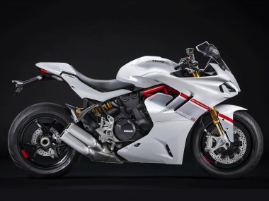 Carenados Moto Ducati 2021-2024 Ducati Supersport 950/950S 2021-2024 - Blanco Plata Rojo