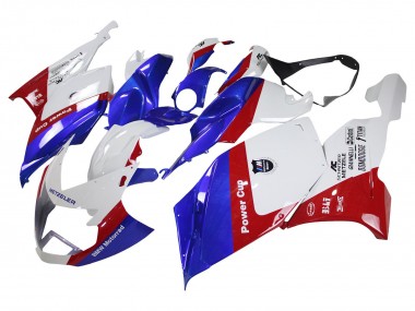 Carenados ABS BMW K1200S 2005-2010 - Blanco Rojo Azul