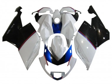Carenados Moto BMW K1200S 2005-2010 - Blanco Azul Negro Brillante