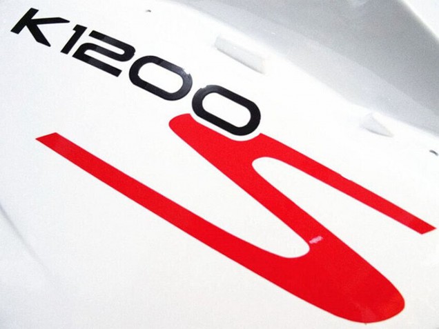 Carenados Moto BMW K1200S 2005-2010 - Blanco Negro Brillante