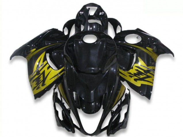 Carenados Moto Suzuki GSXR 1300 Hayabusa 2008-2020 - Negro Brillante Amarillo