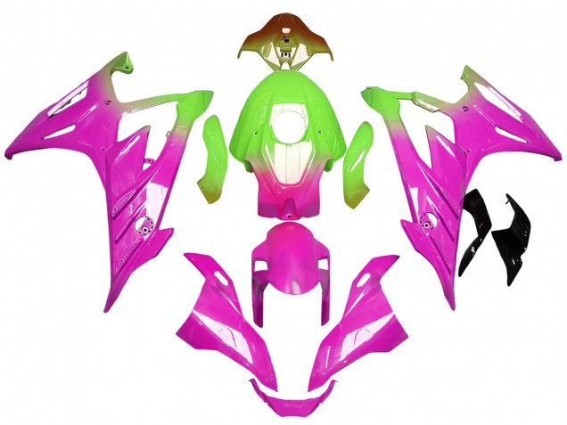 Carenados Moto BMW S1000RR 2023-2024 - Gradiente Rosa Verde Lima