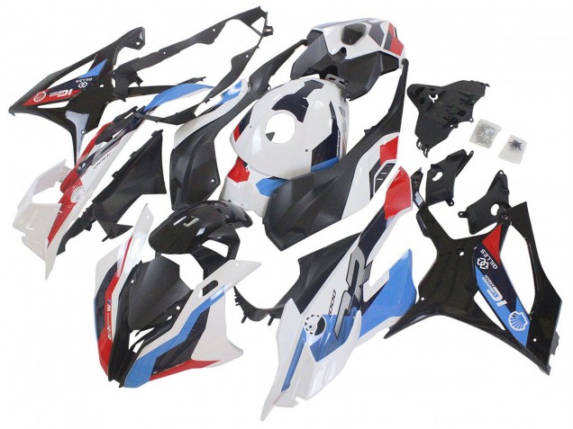 Carenados Moto BMW S1000RR 2023-2024 - Blanco Azul Rojo Negro Mate
