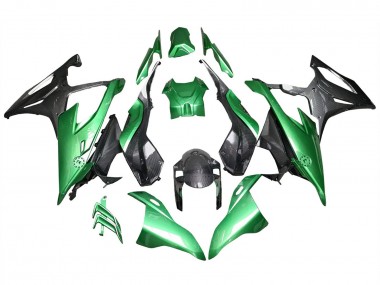 Carenados Moto BMW S1000RR 2019-2022 - Negro Brillante Verde FibraCarbono