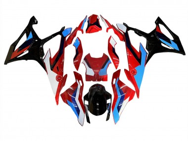Carenado Moto BMW S1000RR 2019-2022 - Negro Rojo Azul Blanco