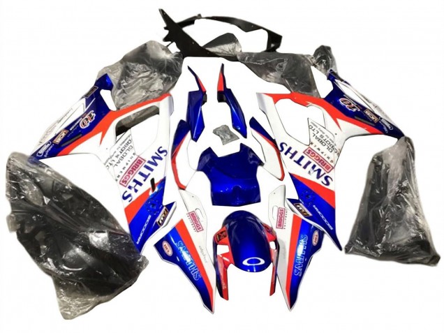 Carenados Moto BMW S1000RR 2019-2022 - Azul Rojo Blanco Smiths