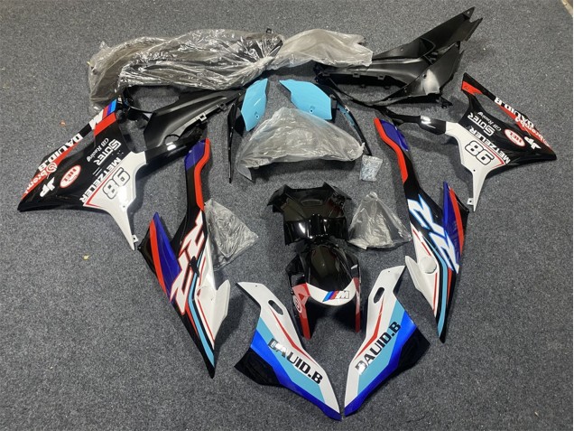 Carenados Moto BMW S1000RR 2019-2022 - Azul Blanco Rojo 98