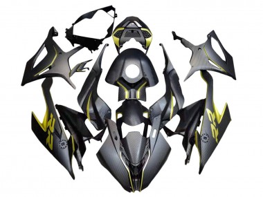 Carenados Moto BMW S1000RR 2019-2022 - Negro Amarillo FibraCarbono