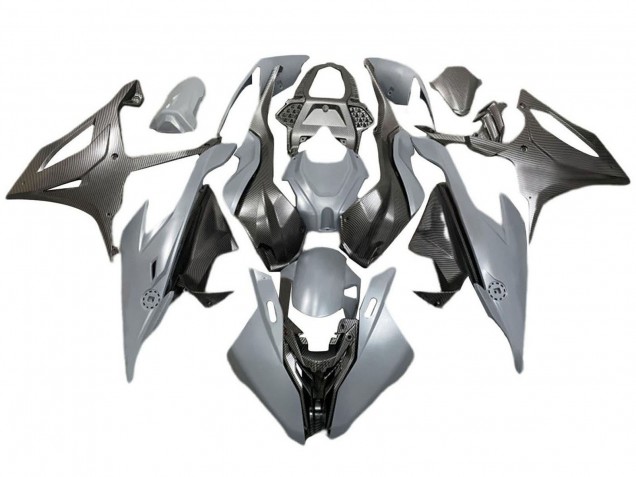 Carenados Moto BMW S1000RR 2019-2022 - Gris Negro FibraCarbono