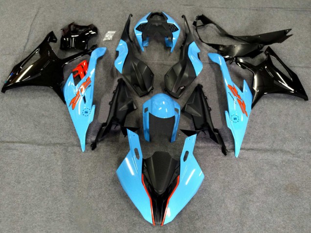 Carenados Moto BMW S1000RR 2019-2022 - Negro Azul Claro