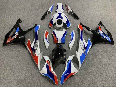 Carenado Moto BMW S1000RR 2019-2022 - Blanco Azul Rojo