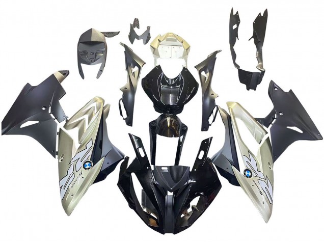 Carenados Moto BMW S1000RR 2017-2018 - Plata Negro