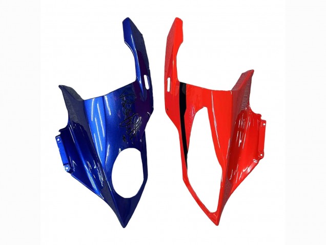 Carenados Moto BMW S1000RR 2009-2014 - Rojo Azul Amarillo Tiburón