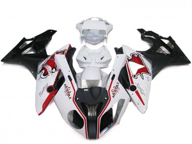 Carenado Moto BMW S1000RR 2009-2014 - Blanco Rojo Negro Brillante