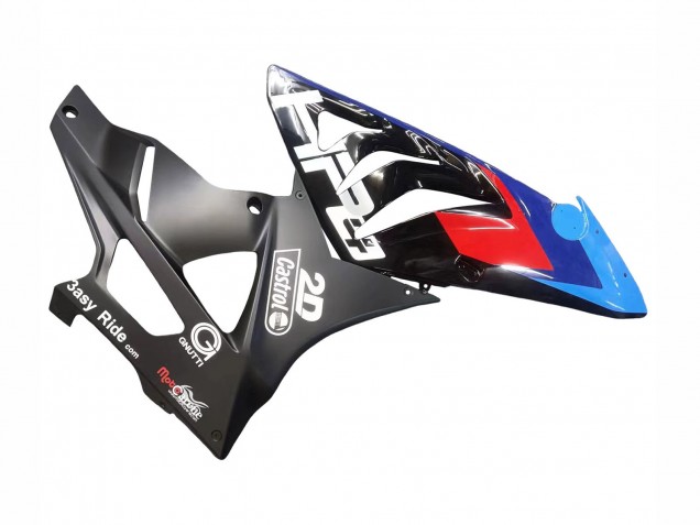 Carenados Moto BMW S1000RR 2009-2014 - Azul Rojo Negro Mate Castrol