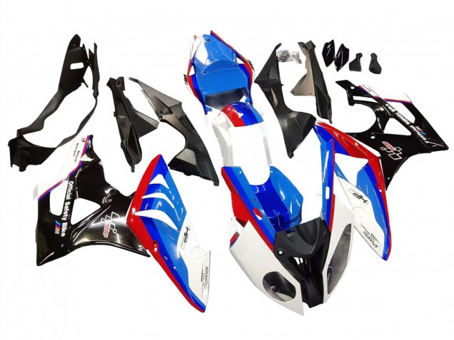 Completo Carenados Moto BMW S1000RR 2009-2014 - Blanco Rojo Azul Negro Brillante