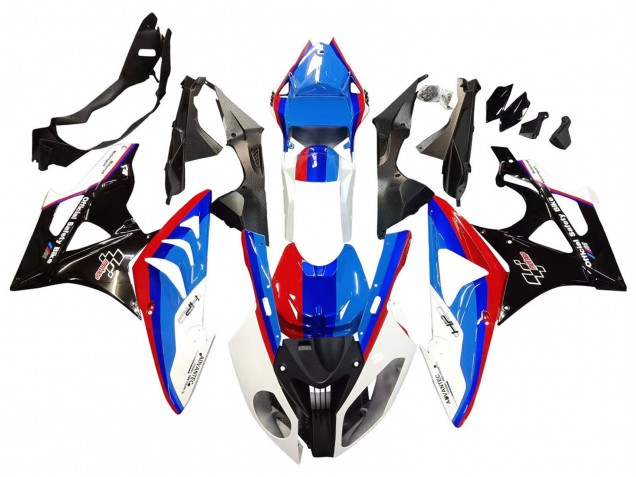 Completo Carenados Moto BMW S1000RR 2009-2014 - Blanco Rojo Azul Negro Brillante