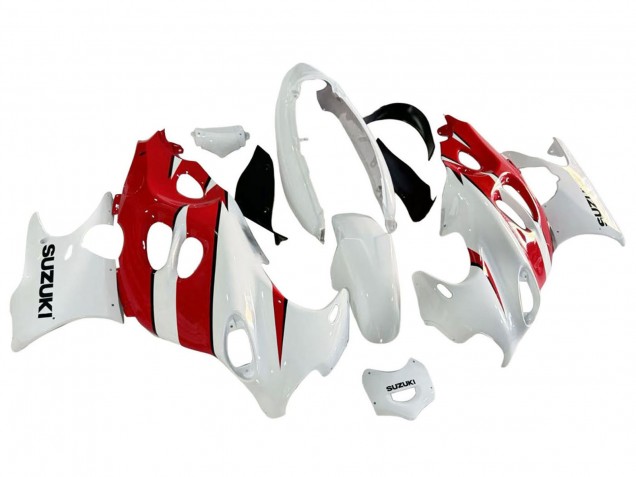 Carenados Moto Suzuki GSX600F/GSX750F 2004-2006 - Blanco Rojo