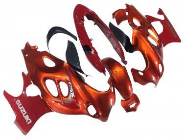 Carenados Moto Suzuki GSX600F/GSX750F 2004-2006 - Burnt Naranja Blanco Logo