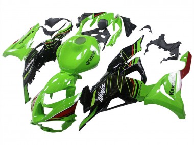 Carenados Moto Kawasaki ZX6R 2023-2025 - Verde Negro