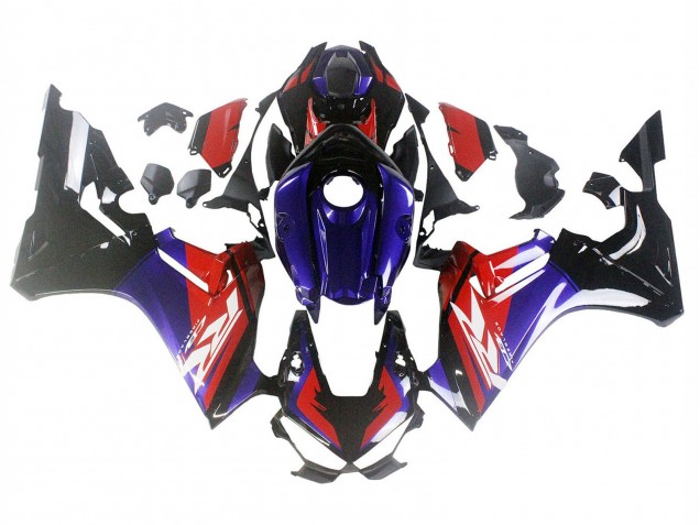 Carenados Moto Honda CBR1000RR 2017-2023 - Rojo Azul Negro Brillante