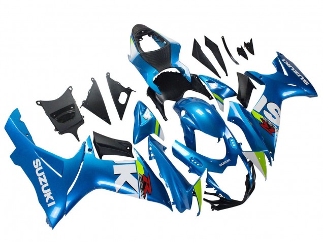 Carenados Moto Suzuki GSXR 600 / GSXR 750 2011-2024 - Azul Claro Verde Blanco Rojo