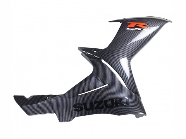 Carenados Moto Suzuki GSXR 600 / GSXR 750 2011-2024 - Negro FibraCarbono Rojo