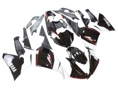 Carenado Moto Yamaha YZF 1000 R1 2012-2014 - Blanco Rojo Negro Brillante