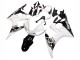 Carenado Moto Yamaha YZF R6 2003-2004 - Blanco Negro Brillante