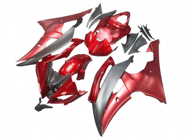 Carenados Moto Yamaha YZF 600 R6 2008-2016 - Rojo Gris