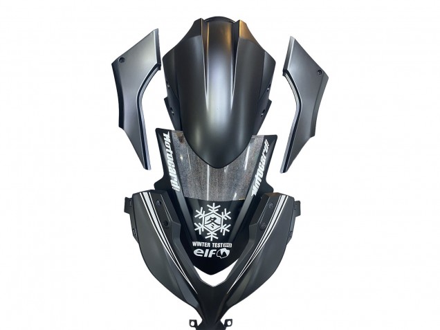 Carenados Moto Kawasaki EX300 2013-2017 - Negro Mate Blanco Elf Nieve
