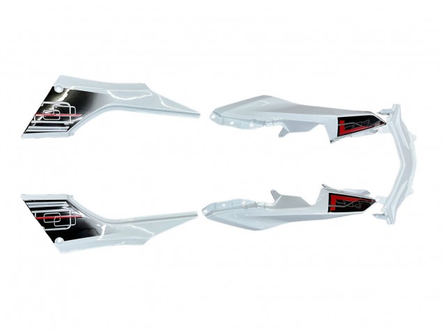 Carenados Moto Kawasaki EX300 2013-2024 - Blanco Rojo Negro