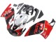 Carenados Moto Aprilia RS125 2000-2005 - Rojo Negro Plata Carrera
