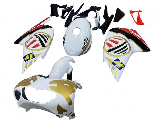 Carenados Moto Aprilia RS125 2000-2005 - Blanco Amarillo Rojo