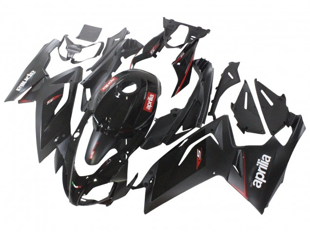 Carenados Moto Aprilia RS125 2006-2011 - Negro Brillante Rojo Blanco Calcomanía