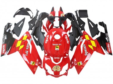 Carenados Moto Aprilia RS125 2006-2011 - Rojo Blanco Amarillo Negro