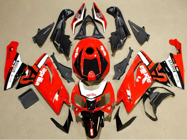 Carenados Moto Aprilia RS125 2006-2011 - Rojo Blanco Negro