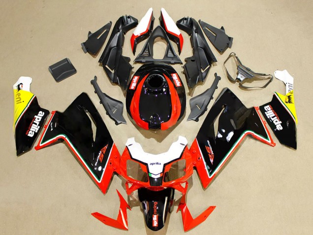 Carenados Moto Aprilia RS125 2006-2011 - Rojo Negro Blanco Amarillo