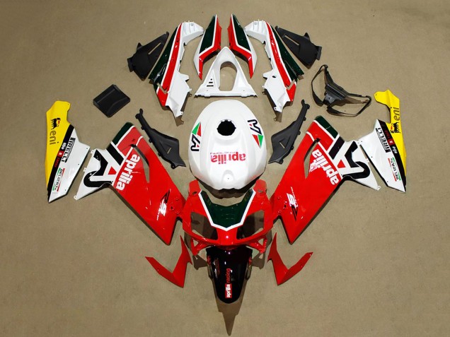 Carenados Moto Aprilia RS125 2006-2011 - Rojo Blanco Negro Amarillo