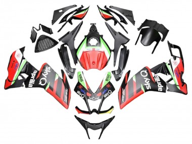 Carenados Moto Aprilia RS4 50 125 2012-2019 - Rojo Verde Negro