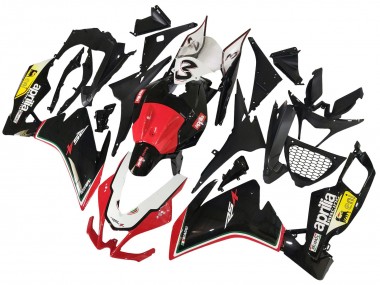 Carenados Moto Aprilia RS4 50 125 2012-2019 - Blanco Rojo Amarillo Negro Brillante