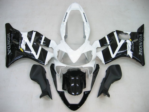 Carenado Moto Honda CBR600 F4i 2004-2007 - Blanco Negro Brillante