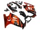 Carenados Moto Honda CBR600 F3 1995-1996 - Naranja Negro Brillante