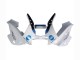 Carenados Moto Honda CBR600 F3 1997-1998 - Blanco Azul Negro Brillante