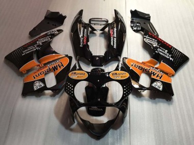 Carenados Moto Honda CBR900RR 893 1992-1993 - Negro Brillante Naranja Hm Plant