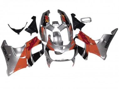 Carenados Moto Honda CBR900RR 893 1994-1995 - Plata Naranja Negro Brillante