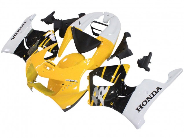 Carenados Moto Honda CBR900RR 919 1998-1999 - Blanco Amarillo Negro Brillante